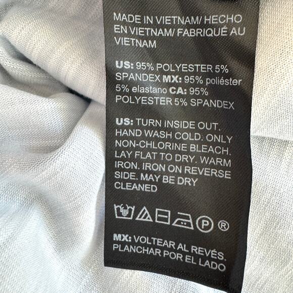 Chico's Womens T Shirt Top Size 20/22 Ombre Casual Pullover Easy Blue - Picture 4 of 5